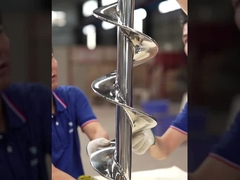 AS0001 فولاد ضد زنگ کوچک انعطاف پذیر دانه آجر پیچ پرواز برای درخواست سفارشی