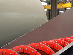 پودر صنعتی سفارشی سیمان انعطاف پذیر مارپیچی چرخش کندهای پیچ ناقل برای سود