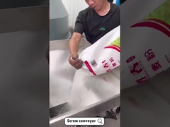 ناقل پیچ انعطاف پذیر شیب دار فولاد ضد زنگ برای صنعت شیمیایی