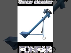 فولاد ضد زنگ ناقل تغذیه عمودی و شیب دار مارپیچ برای دستکاری دانه