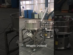 نمایشی از ناقل پیچ دار با عملکرد بالا برای دستکاری مواد صنعتی