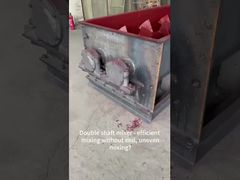 کانوایر پیچ چند شفت سفارشی، میکسر دو شفت - میکسر پارویی دو شفت سنگین برای بتن