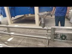 نوار نقاله زنجیری لوله بسته کاملاً گرد و غبار عاری از انتقال پودر درجه صنعتی پودر Z