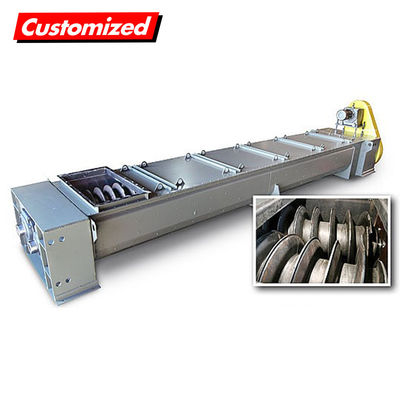 خرید U Trough Double Helix Flexible Spiral Conveyor CH0004 برای خنک کردن یا گرم کردن اختیاری تولید آنلاین