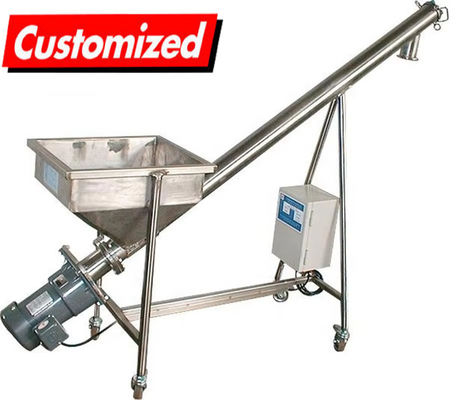 قیمت خوب فولاد ضد زنگ مقاوم به گرما ناقل پیچ پیچ انعطاف پذیر برای انتقال مواد سفارشی آنلاین