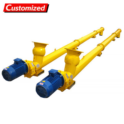 قیمت خوب Customized Cement Screw Feeder with 7.5kw Motor and 6m or 9m Length for Concrete Batching Plants آنلاین