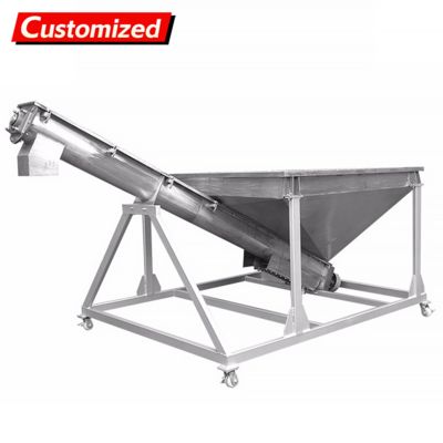 قیمت خوب طراحي سفارشی فیدر برقی پیچ با فرکانس متغیر درایو و ساختار پیچ عمیق برای رسیدگی به مواد انبوه آنلاین