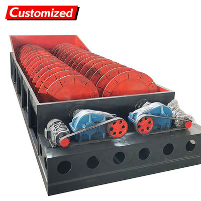 قیمت خوب Industrial Double-Spiral Screw Classifier Sand Washing Machine for Fine Sand Gravel Grit Silica Washing آنلاین