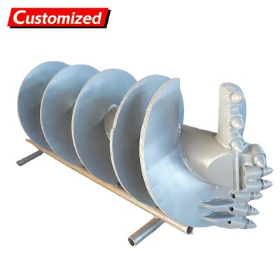 قیمت خوب دکل حفاری مته مارپیچ سفارشی، دکل حفاری مته مارپیچ، دکل حفاری دورانی مته مارپیچ مستقیم تک شیار (دندانه دار) برای ساخت و ساز در لایه های رسی، لایه های بسیار فرسوده و لایه های شنی آنلاین