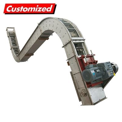 قیمت خوب حمل کننده زنجیره ای صنعتی ذغال سنگ خاکستری کشش تراشه های زنجیره ای جاسازی شده آنلاین