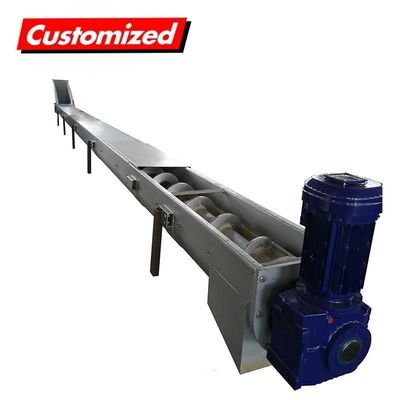 قیمت خوب پرداخت اولیه ناقل پیچ و تاب فولاد ضد زنگ برای تخلیه لجن OEM سفارشی آنلاین