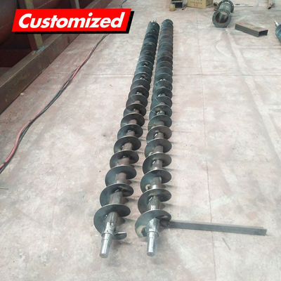 قیمت خوب ODM/OEM سفارشی پیچ مداوم پرواز Auger پیچ قطعات فولاد ضد زنگ اسپیرال تیغه حمل کننده آنلاین