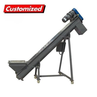 قیمت خوب AC0044 بسته بندی شده پلاستیکی پیچ بارگیری فیدر پیچ ناقل برای خطوط بازیافت زباله آنلاین