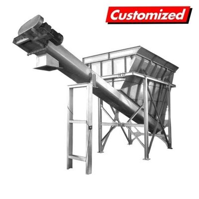 قیمت خوب پودر خمیر گرد و غبار کشنده پیچ آجر خم شده با Hopper سفارشی OEM ظرفیت بزرگ آنلاین