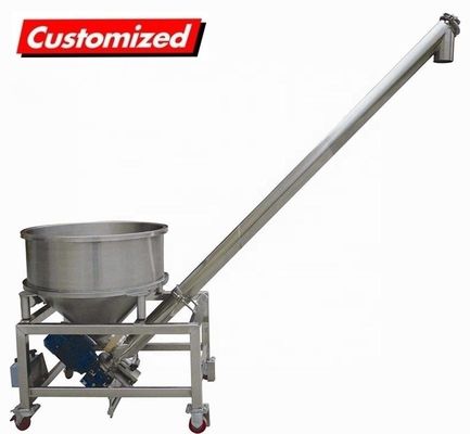قیمت خوب ارتفاع و سرعت تنظیم شده فولاد ضد زنگ پیچ کنویر با هپر کوچک آنلاین