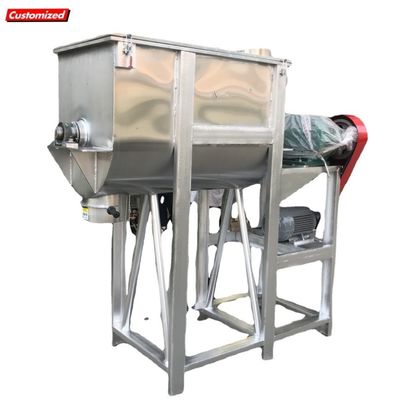 قیمت خوب ماشین خردکننده مواد غذایی افقی مواد شیمیایی فرآوری شده مخلوط کننده پودر تجاری آنلاین