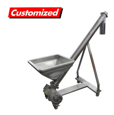 قیمت خوب SS304 SS316 پیچ تغذیه کنویر تغذیه تجهیزات انعطاف پذیر خروجی Auger تغذیه آنلاین