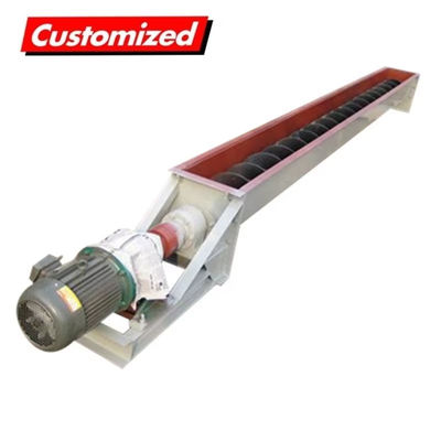 قیمت خوب OEM سفارشی انعطاف پذیر Trough پیچ ناقل اسپیرال شکاف پیچ Auger ناقل انتقال سیستم آنلاین