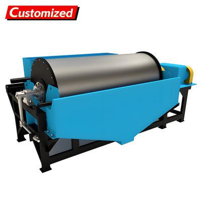 قیمت خوب High-Intensity Stainless Steel Wet Drum Magnetic Separator for Ferrous Iron Recycling آنلاین