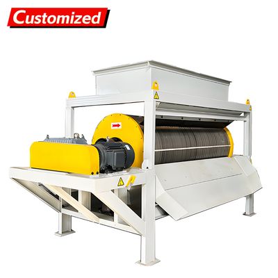 قیمت خوب Customized Dry Magnetic Separator with Magnetic Field Strength ≥3000GS for Efficient Ore Processing and Recycling آنلاین
