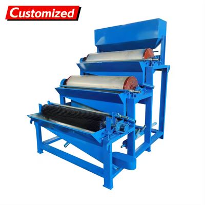 قیمت خوب OEM conveyor belt permanent magnet separator dry magnetic separator drawer-type magnetic separator industrial magnetic separator, suitable for waste recycling, old furniture and appliance recycling آنلاین