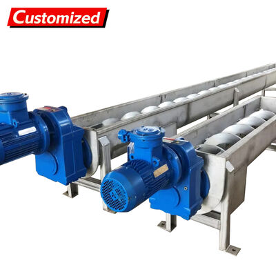 قیمت خوب Customized Screw Conveyor Automatic Shaftless Screw Conveyor Tubular Winch Integrated Sludge Conveying and Filter Pressing Equipment For Transporting Sludge Powder and Granular Raw Materials آنلاین