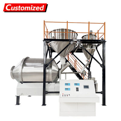 قیمت خوب Custom Stainless Steel Drum Mixer Dry-Wet Mixing Equipment Weighing Hopper Platform Drum Mixer - Weighing Hopper for Food, Pharmaceutical, and Chemical Industries آنلاین