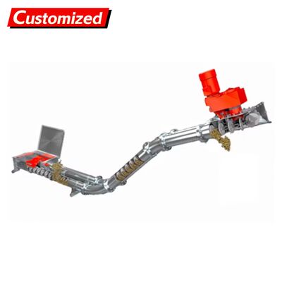 قیمت خوب سیستم انتقال پیچ استیل ضد زنگ درجه بهداشتی سفارشی، نوار نقاله پیچ 304/316 بالابر پیچ (متخصص برای مواد پودری و گرانولی) خدمات OEM/ODM آنلاین