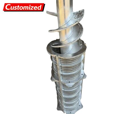 قیمت خوب تیغه های مارپیچی نقاله پیوسته استیل ضد زنگ سفارشی، شفت های پیچ استیل ضد زنگ برای انرژی و معدن، مزارع، کارهای ساختمانی استیل ضد زنگ، فولاد کربنی و موارد دیگر آنلاین