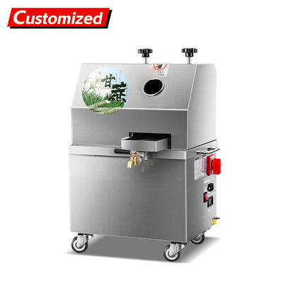 قیمت خوب آبمیوه گیری نیشکر تجاری با کیفیت بالا و سفارشی (با موتور) ساختار استیل ضد زنگ 304 راندمان بالا و صرفه جویی در انرژی ایده آل برای آبمیوه فروشی های پر رفت و آمد آنلاین