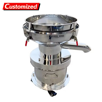 قیمت خوب جداکننده ارتعاشی آب پرتقال سفارشی، صفحه نمایش فیلتر ارتعاشی برقی با راندمان بالا، تجهیزات غربالگری ارتعاشی فرآوری مواد غذایی برای استخراج و جداسازی آب میوه آنلاین