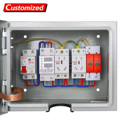 قیمت خوب جعبه توزیع ضد آب IP55 با ولتاژ نامی 220V/380V و قفل ضد سرقت برای کاربردهای صنعتی آنلاین