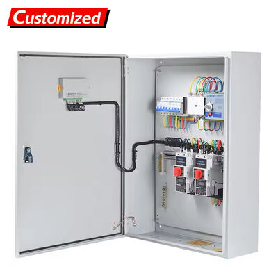 قیمت خوب جعبه کنترل پمپ ضد آب با طراحی سه فاز چهار سیم برای کابینت توزیع برق 220V / 380V آنلاین