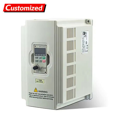 قیمت خوب کنترل وکتور بدون سنسور سفارشی AC Drive VFD Inverter 220V / 380V 5.5KW برای اتوماسیون صنعتی آنلاین