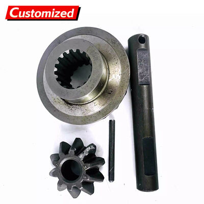 قیمت خوب شفت اسپلاین کربن‌دار فورج شده سفارشی 20CrMnTi و کیت دیفرانسیل با سختی 60-70 HRC آنلاین