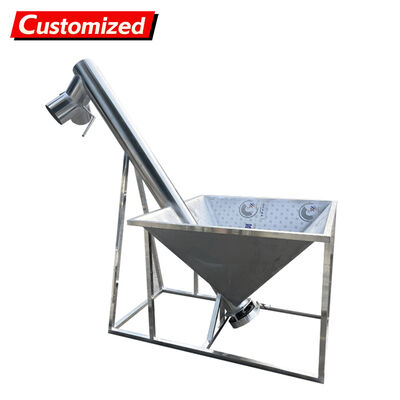 قیمت خوب نقاله پیچی مقاوم در برابر حرارت از جنس فولاد ضد زنگ و فیدر مارپیچی با بالابر عمودی سفارشی آنلاین