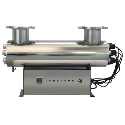 قیمت خوب ضدعفونی کننده آب UV 320W با قدرت بالا با 15 تن در ساعت و 304 استیل ضد زنگ برای تصفیه آب UVC آنلاین